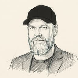 Skizzen-Porträt von Alexander Baneth, Gründer BANETH Digital Manufaktur