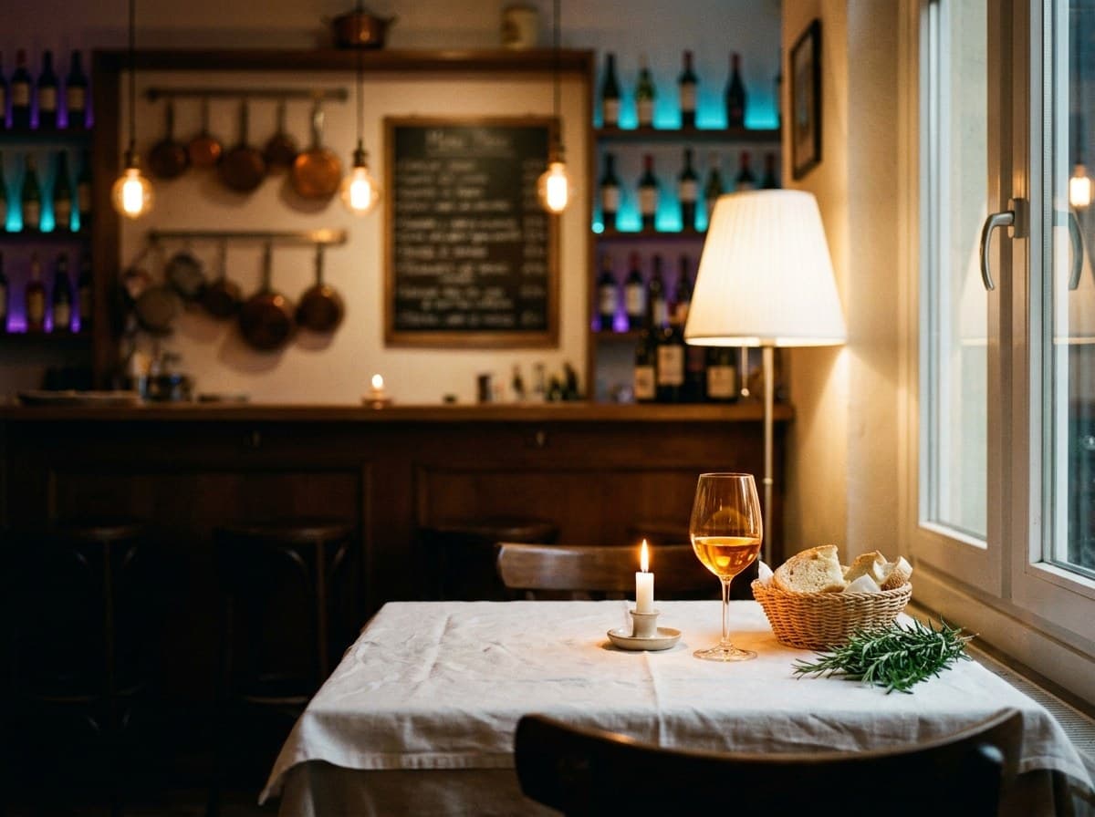 Atmosphaerisches Interieur — Da Vincenzo, Stuttgart-West